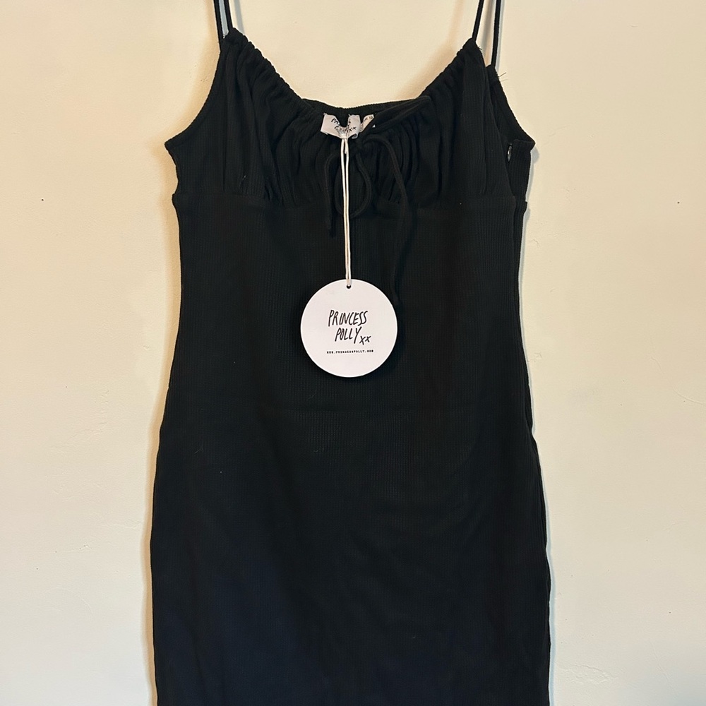 Brand-New Princess Polly Body-con Black Mini Dress Homecoming Formal Dance